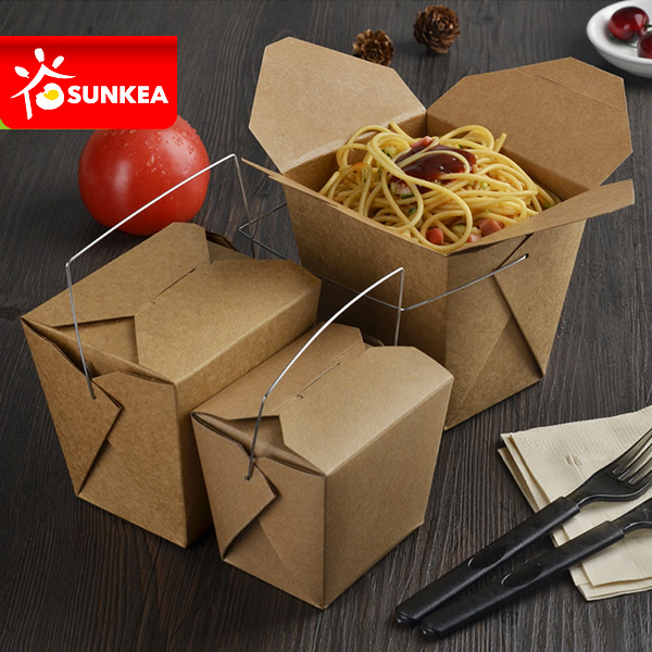 Asian Noodle Box with Optional Handle