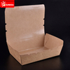 Custom made kraft paper lunch box for food