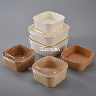 Square Kraft Salad Bowl