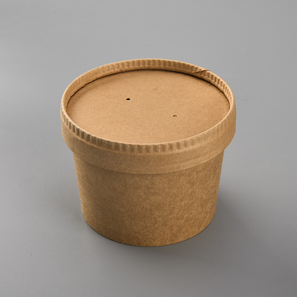 Stackable Paper Lid for Soup Container