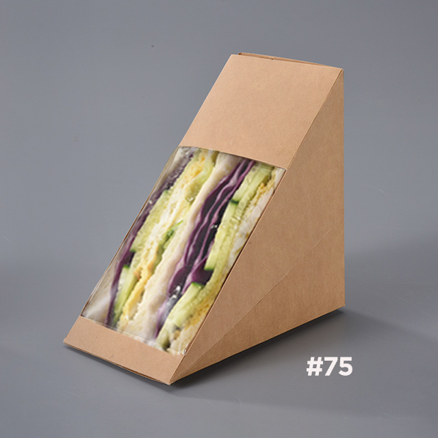 Wholesale Kraft Wedge Sandwich Box