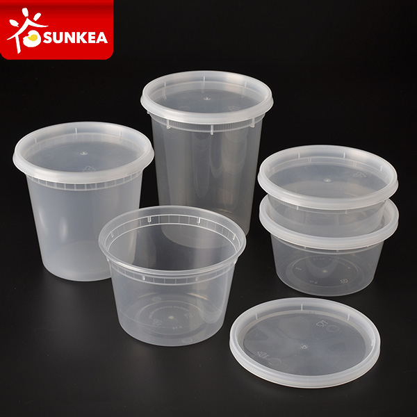 PP Plastic Soup Container with Lid