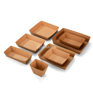 F-flute Corrugated Paper Food Tray