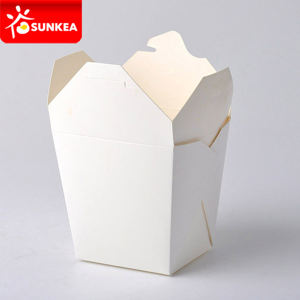 Paper Food Noodle Container without Handle