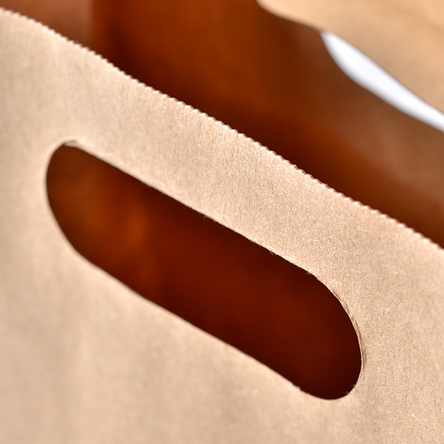 Custom Printed Paper Bag with Die-cut Handle