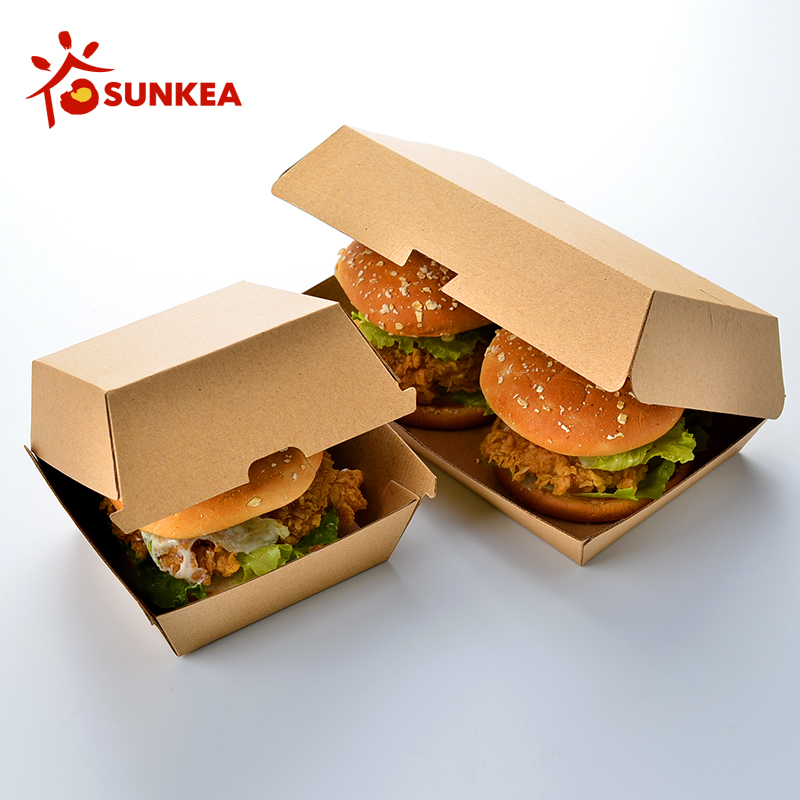 Corrugated Cardboard Burger Box - Buy Takeaway Burger Box, Kraft Burger ...