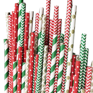 Custom Colorful Eco-friendly Paper Drinking Straws