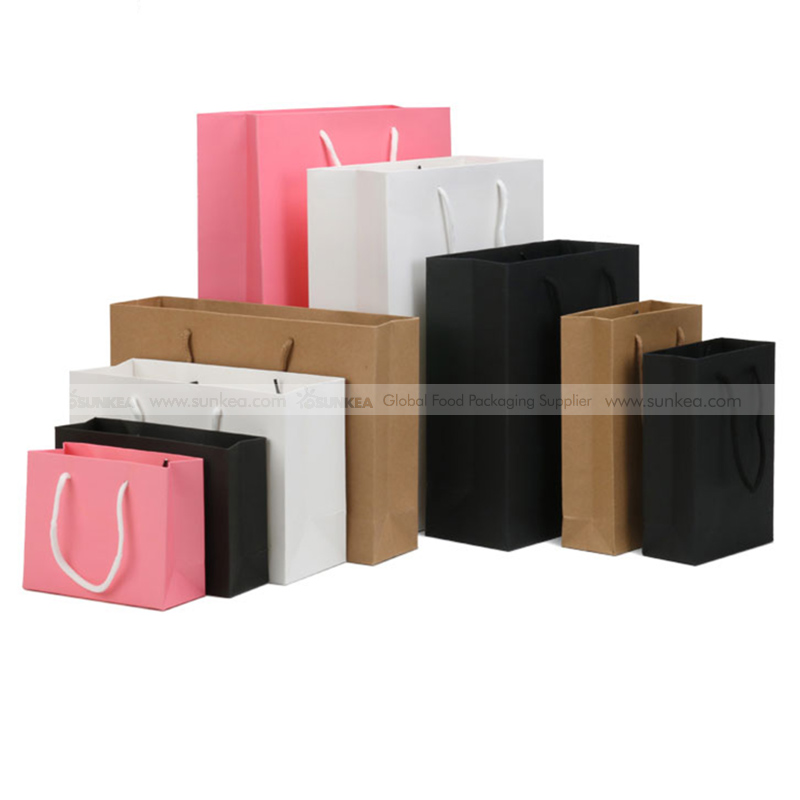 3 Sizes Choose Your Colour and Size Xsmall, Pink 20 Pink XSMALL L 24 Cm x W 18 Cm x D 8 Cm Twist Handle Paper Party Gift Bags Kraft Bags 