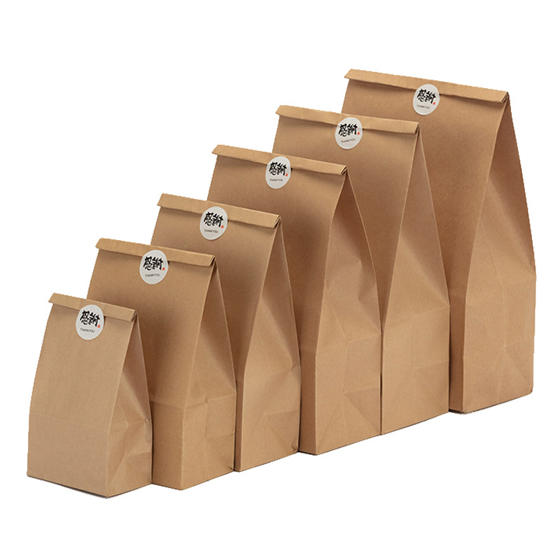 Custom Printed Paper Bread Bag