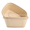 wholesale disposable food packaging food grade paper pulp box
