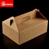 Takeaway 3 Layers Kraft Food Paper Lunch Box