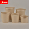 Bamboo fiber soup paper cup