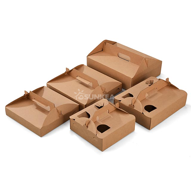 Corrugated Pizza Box with Handle - Buy Pizza box with handle, pizza ...