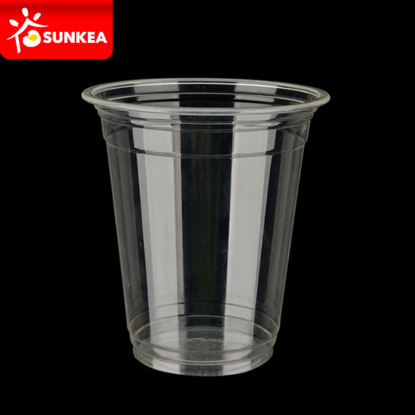 Compostable biodegradable eco-friendly bioplastic PLA plastic cup