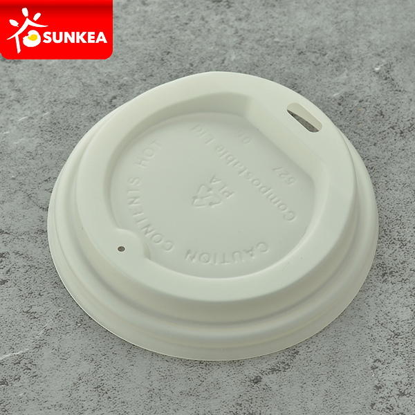 Biodegradable PLA Plastic Lid for Paper Cup