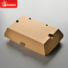 F-flute Kraft Paper Burger Clamshell Box