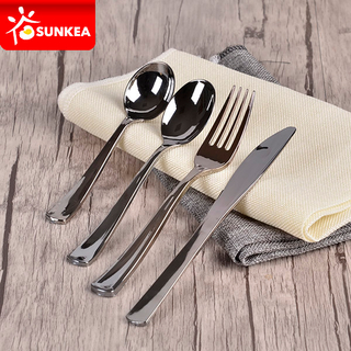Disposable Plastic Silverware Cutlery Set with Shinny Finish