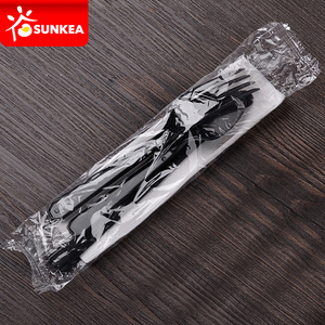 Individually wrapped plastic cutlery sets