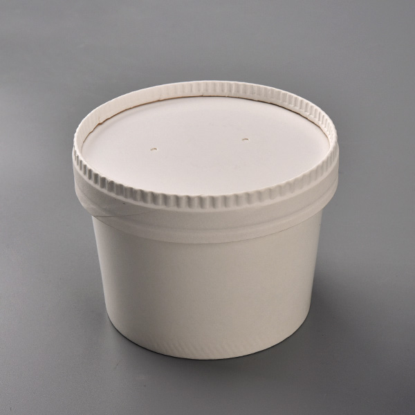 Stackable Paper Soup Bowl Soup Cup Paper Lid